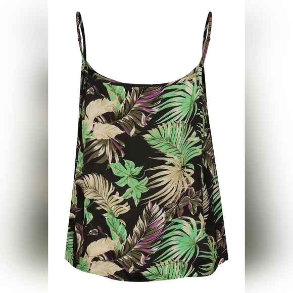 NWT KAFFE KALULU Exotic Print Tank Top - Picture 5 of 7